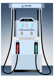 4 Nozzle Fuel Dispenser